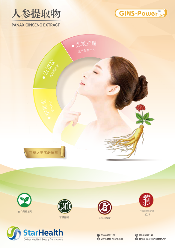 人参提取物UV80% - Ginseng Extract UV 80%